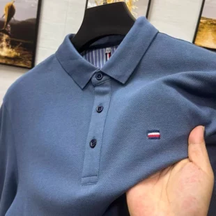 Men's fashionable casual polo shirt new summer breathable and comfortable embroidered short sleeved business luxury outdoor top 3 kf S509f8ff3ab7e4d058c9548c590f245a3Z