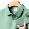 Men's Fashion Solid Short Sleeved Polo Shirt Summer Breathable Comfortable Top 7 kf S6b7d6f49380949bf9463a2dcd8ffabdbU