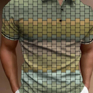 Men's Striped Block Button Polo Shirts Casual Short Sleeves Mens Male Polo Tee Shirt Mens Tops Street Mans Golf Clothing Clothes 2 kf S9617ec8b4f204ff892f49845a36fbc7bL