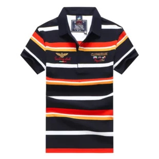 TACE&SHARK Brand Business Polo Shirt Men Summer Tops Shark Striped Polos Shirts for Male Military Fashion Casual Gray Clothing 2 kf S9cc2f45565ec4969b19bd31b531bcfcf3