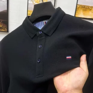 Men's fashionable casual polo shirt new summer breathable and comfortable embroidered short sleeved business luxury outdoor top 1 kf Sb2bf3f89cb5841b4b6bb1df012ab1fcc2