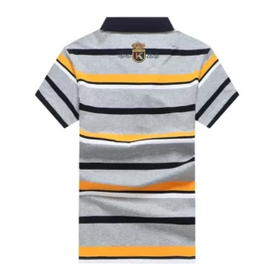 TACE&SHARK Brand Business Polo Shirt Men Summer Tops Shark Striped Polos Shirts for Male Military Fashion Casual Gray Clothing 3 kf Sb3392100af264085890c5688ae9a0d87d