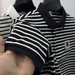 Fashion striped letter embroidered short sleeve polo shirt luxury brand summer new breathable lightweight men's casual T-shirt 5 kf Sb60033d026604ac7b28c87bafae8c3daq
