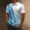Exquisite Stripe Pattern Polo Shirt For Men Colorful Gradient 3D Printed Tees Summer Street Short Sleeve Loose T-Shirt Lapel Top 2 kf Sba3ceaa3b6ac40adadda6bae8c184d615