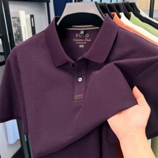 100% pure cotton short sleeve polo shirt men summer simple Korean fashion striped high-end designer brand casual golf T-shirt 3 kf Sc9234fcfea9849608a7597aa4959c3c1S