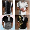 Men Polo Shirt Stripes Short Sleeve T-shirt Male Breathable Tops Business Turn Down Collar Streetwear Luxury Brand High Quality 2 kf Se271868c6f16405bb22287be8faaad03I