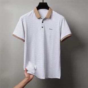 High quality luxury brand short sleeve polo shirt exquisite emboss comfort casual summer lapel T-shirt fashion stripe men's wear 5 kf Sf90f175d3c9d4088a1b024587231e9f9k