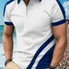 2025 summer POLO shirt button-up color lapel short sleeve men's comfortable fashion fitness sports breathable polo shirt 1 kf Sfb7e6a68c60945fdaff8865c32894a917