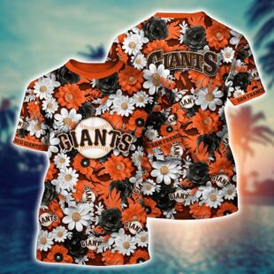 MLB San Francisco Giants Sunset Slam Serenade All Over Print T-Shirt