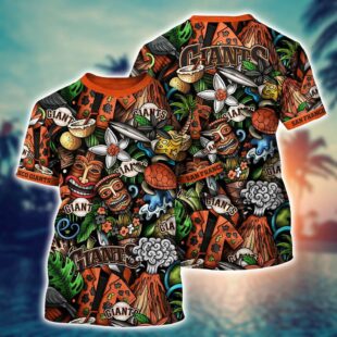 MLB San Francisco Giants Sunset Symphony All Over Print T-Shirt
