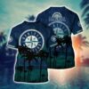 MLB Seattle Mariners Casual Style All Over Print T-Shirt 1 MLB Seattle Mariners Casual Style All Over Print T-Shirt