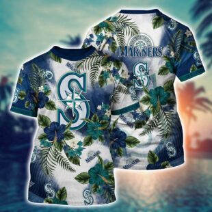 MLB Seattle Mariners Glamorous Tee All Over Print T-Shirt