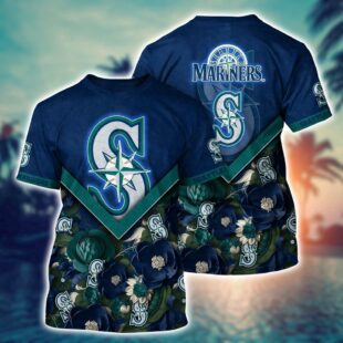 MLB Seattle Mariners Masterpiece All Over Print T-Shirt