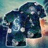MLB Seattle Mariners Sunset Slam Chic All Over Print T-Shirt 2 MLB Seattle Mariners Sunset Slam Chic All Over Print T-Shirt