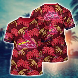 MLB St. Louis Cardinals All Over Print T-Shirt Champion Comfort For Fans Baseball