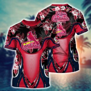 MLB St. Louis Cardinals All Over Print T-Shirt Champion Comfort For Fans Sports
