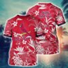 MLB St. Louis Cardinals All Over Print T-Shirt Island Adventure For Sports Enthusiasts
