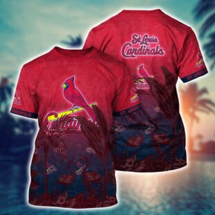 MLB St. Louis Cardinals All Over Print T-Shirt Paradise Bloom For Sports Enthusiasts