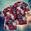 MLB St. Louis Cardinals All Over Print T-Shirt Tropical Tranquility Bloom For Fans Sports