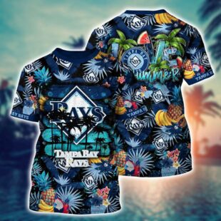 MLB Tampa Bay Rays All Over Print T-Shirt Adventure Vogue For Sports Enthusiasts