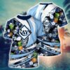 MLB Tampa Bay Rays All Over Print T-Shirt Athletic Aura For Fans Baseball 1 MLB Tampa Bay Rays All Over Print T-Shirt Athletic Aura For Fans Baseball