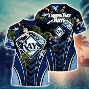 MLB Tampa Bay Rays All Over Print T-Shirt Baseball Bliss For Fans Baseball