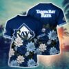 MLB Tampa Bay Rays All Over Print T-Shirt Floral Vibes For Fans Sports 1 MLB Tampa Bay Rays All Over Print T-Shirt Floral Vibes For Fans Sports