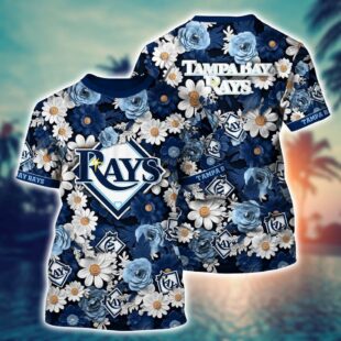 MLB Tampa Bay Rays All Over Print T-Shirt Sunset Slam Serenade For Fans Sports