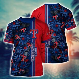 MLB Texas Rangers All Over Print T-Shirt Aloha Grand Slam For Sports Enthusiasts