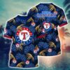 MLB Texas Rangers All Over Print T-Shirt Champion Comfort For Fans Baseball