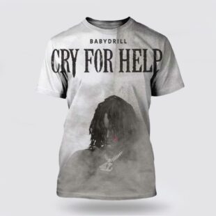 21 Savage Babydrill Cry For Help Album Cover 3D T-Shirt