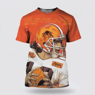 311 Cleveland Ohio 2025 Event Poster At The Agora On July 7 2025 Cleveland Browns 3D T-Shirt