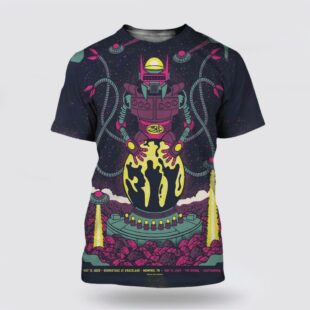 311 Poster For Show In Memphis And Chattanooga Tennessee At Soundstage At Graceland And The Signal On May 13-15 2025 3D T-Shirt