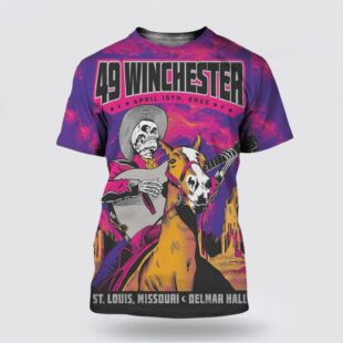 49 Winchester St Louis Missouri Poster Reveal 2025 At Delmar Hall On April 15 2025 3D T-Shirt