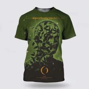 A Perfect Circle Sessanta 2.0 Gig Poster For Show In Las Vegas Nevada 3D T-Shirt