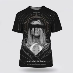 A Perfect Circle Sessanta V2.0 Poster For Concert In Albuquerque New Mexico 3D T-Shirt
