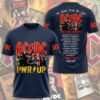 AC DC Pwr Up Tour 2025 Are You Ready Music 3D T-Shirt 1 AC DC Pwr Up Tour 2025 Are You Ready Music 3D T-Shirt