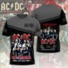 AC DC Pwr Up Tour 2025 Memories 3D T-Shirt 2 AC DC Pwr Up Tour 2025 Memories 3D T-Shirt