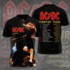 AC DC Pwr Up Tour 2025 Music Pattern 3D T-Shirt 1 AC DC Pwr Up Tour 2025 Music Pattern 3D T-Shirt