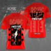 AC DC Pwr Up Tour 2025 Thunder 3D T-Shirt 2 AC DC Pwr Up Tour 2025 Thunder 3D T-Shirt