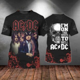 ACDC Band All Over Print T-Shirt