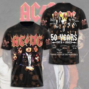 ACDC Band Music 3D All Over Print T-Shirt