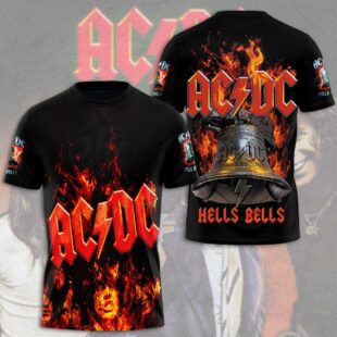 ACDC Music Rock All Over Print T-Shirt