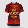 ACDC Power Up Tour US High Voltage Dive Bar At Machine Shop In Minneapolis 2025 3D T-Shirt