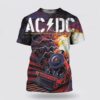ACDC PWR Up Madrid Spain 2025 Venue 3D T-Shirt
