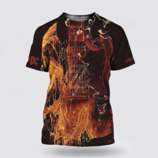 ACDC PWR Up Pittsburgh Pennsylvania 2025 3D T-Shirt