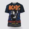 ACDC PWR Up Tour Europe 2025 Official Tour 3D T-Shirt 2 ACDC PWR Up Tour Europe 2025 Official Tour 3D T-Shirt