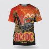 ACDC Texas PWR Up Tour Poster North America 2025 3D T-Shirt