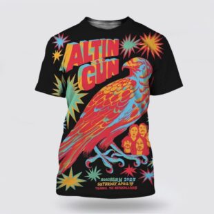 Altin Gun Band Poster For Roadburn 2025 3D T-Shirt