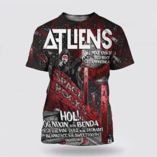 Atliens Space Rocks 2025 3D T-Shirt